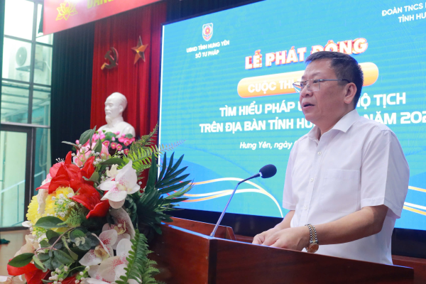Phát động cuộc thi “Tìm hiểu pháp luật về hộ tịch” năm 2025 trên địa bàn tỉnh Hưng Yên